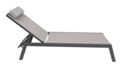 VILLANA 2er-Set Sonnenliegen, Anthrazit/grau, Alu/Textil, 198x66x32cm, Mit Beistelltisch 45x45cm -Doppler Verkäufe 10 13885.jpg