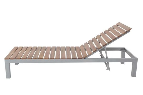 VILLANA Gartenliege, Alu / FSC-Akazienholz, 200 X 70 X 33 Cm, 4-Stufen Verstellbar 13 VILLANA Gartenliege, Alu / FSC-Akazienholz, 200 X 70 X 33 Cm, 4-Stufen Verstellbar - Image 13