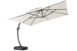 OUTFLEXX Luxus Ampelschirm, Anthrazit/creme, Edelstahl/Aluminium, 350x350cm, Inkl. Schirmständer Und Schutzhülle 24 OUTFLEXX Luxus Ampelschirm, Anthrazit/creme, Edelstahl/Aluminium, 350x350cm, Inkl. Schirmständer Und Schutzhülle -Doppler Verkäufe 10 18351.jpg