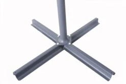 OUTFLEXX Ampelschirm, Anthrazit/creme, Pulverbesch. Aluminium, 250x250cm, Inkl. Plattenständer -Doppler Verkäufe 10 18353.jpg