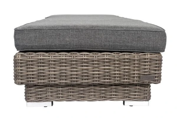OUTFLEXX Rollliege, Grau, Polyrattan, 200x70x27,5cm, Rückenlehne 5-fach Verstellbar 12 OUTFLEXX Rollliege, Grau, Polyrattan, 200x70x27,5cm, Rückenlehne 5-fach Verstellbar - Image 12