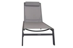 VILLANA Gartenliege, Anthrazit/grau, Aluminium/Textil, 198 X 60 X 32 Cm, Verstellbar -Doppler Verkäufe 13405 10.jpg