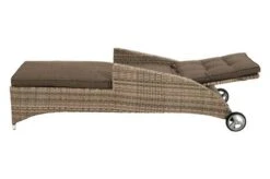 Ploß Rabida Comfort Rollliege, Champagner-meliert, Polyrattan, 198x68x44cm, Verstellbar, Hohe Sitzhöhe -Doppler Verkäufe 18 20165.jpg