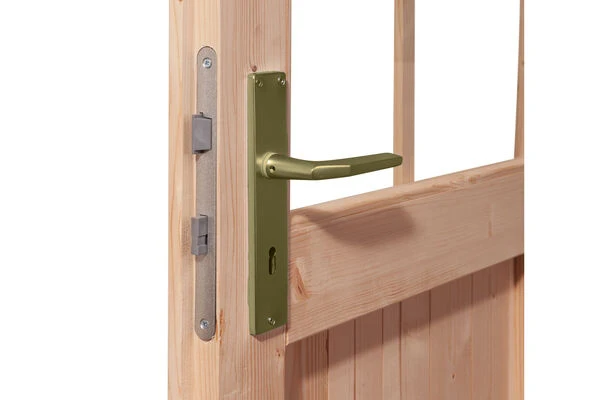 KARIBU Gartenhaus Trittau 5, Naturbelassen, Fichtenholz 40mm, 806 X 297 X 217 Cm, Pultdach, Anbau 4,4m Mit Rück- Und Seitenwand 3 KARIBU Gartenhaus Trittau 5, Naturbelassen, Fichtenholz 40mm, 806 X 297 X 217 Cm, Pultdach, Anbau 4,4m Mit Rück- Und Seitenwand - Image 3