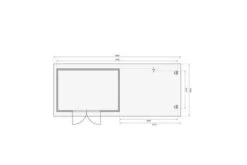 KARIBU Gartenhaus Trittau 5, Naturbelassen, Fichtenholz 40mm, 806 X 297 X 217 Cm, Pultdach, Anbau 4,4m Mit Rück- Und Seitenwand 15 KARIBU Gartenhaus Trittau 5, Naturbelassen, Fichtenholz 40mm, 806 X 297 X 217 Cm, Pultdach, Anbau 4,4m Mit Rück- Und Seitenwand -Doppler Verkäufe 19433 10 06.jpg