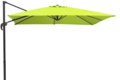 Schneider® SCHNEIDER Rhodos Junior Ampelschirm, Apfelgrün, Quadratisch, 270 X 270 Cm