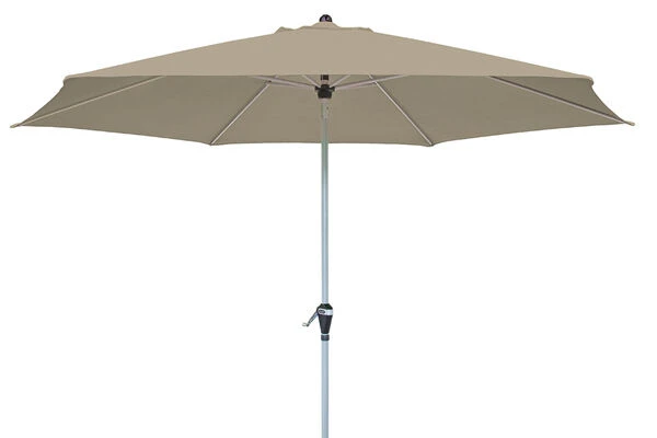 DOPPLER Active Auto Tilt Mittelstockschirm, Greige, Aluminium/Textil, Ø 320 Cm, Mit Kurbel 1 DOPPLER Active Auto Tilt Mittelstockschirm, Greige, Aluminium/Textil, Ø 320 Cm, Mit Kurbel