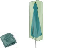 OUTFLEXX Abdeckhaube Für Sonnenschirme Bis Ø200cm, Grün, Ø27x137cm