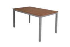 VILLANA Gartentisch, FSC-Akazienholz / Aluminium, Silber, 150 X 90 X 74 Cm