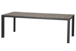 SIENA GARDEN Silva Diningtisch, Anthrazit/washed Grey, Alu/Keramik, 220x100cm