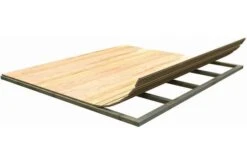 KARIBU Gartenhausboden, Holz, Naturbelassen