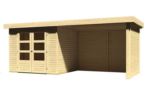 KARIBU Gartenhaus Askola 3, Fichtenholz 19 Mm, Pultdach 1 KARIBU Gartenhaus Askola 3, Fichtenholz 19 Mm, Pultdach