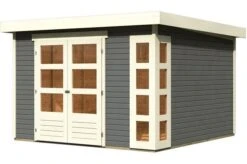 KARIBU Gartenhaus Kerko 6, Fichtenholz 19 Mm, Flachdach