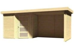 KARIBU Gartenhaus Schwandorf 3, Fichtenholz 19 Mm, Pultdach