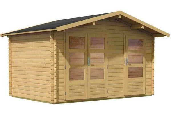 KARIBU Gartenhaus Radur, Fichtenholz 28 Mm, Naturbelassen 1 KARIBU Gartenhaus Radur, Fichtenholz 28 Mm, Naturbelassen