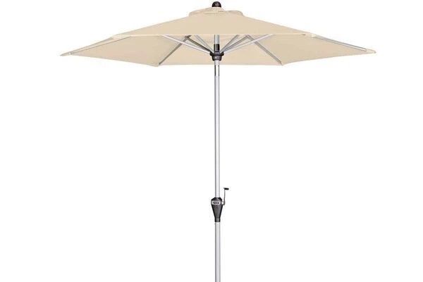 DOPPLER Active Auto Tilt Mittelstockschirm, Natur, Aluminium/Textil, Ø210cm, Höhenverstellbar, Knickbar, Mit Kurbel 1 DOPPLER Active Auto Tilt Mittelstockschirm, Natur, Aluminium/Textil, Ø210cm, Höhenverstellbar, Knickbar, Mit Kurbel