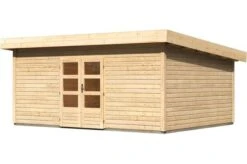 KARIBU Gartenhaus Northeim 6, Fichtenholz Ca. 40 Mm, Pultdach,