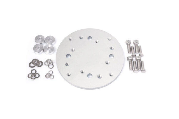 DOPPLER Adapterplatte, Silber, Aus Rostfreiem Edelstahl, Ø 180 Mm, Rund, Passend Zur DOPPLER Granitplatte 140 Kg 1 DOPPLER Adapterplatte, Silber, Aus Rostfreiem Edelstahl, Ø 180 Mm, Rund, Passend Zur DOPPLER Granitplatte 140 Kg