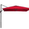 Schneider® SCHNEIDER Rhodos Junior Ampelschirm, Rot, 270x270 Cm, Quadratisch