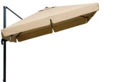 Schneider® SCHNEIDER Rhodos Ampelschirm, Natur, Quadratisch, 300 X 300 Cm