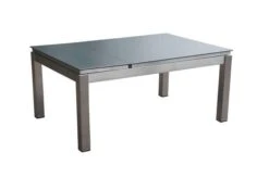 OUTFLEXX Multifunktionstisch, Grau Marmoriert, Glaskeramik / Edelstahl, 100/118x70/90x45/60cm, Platten Mehrfach Verstellbar -Doppler Verkäufe 21657 6.JPG