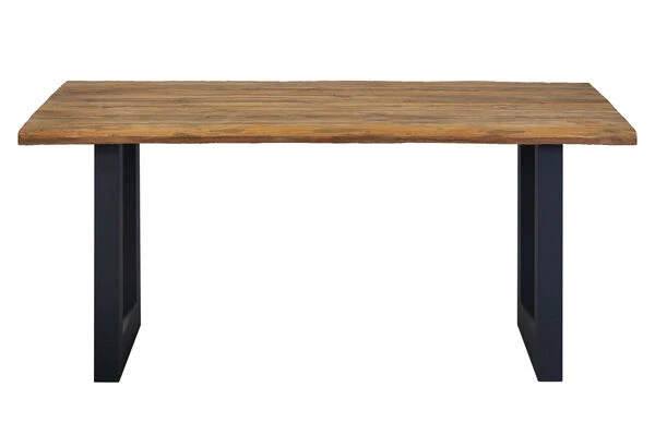 OUTFLEXX Trui Esstisch, Natur/anthrazit, Alu/recycled FSC-Teak, 200 X 100 Cm, U-Gestell 2 OUTFLEXX Trui Esstisch, Natur/anthrazit, Alu/recycled FSC-Teak, 200 X 100 Cm, U-Gestell - Image 2