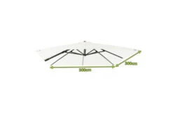 OUTFLEXX Ersatzdach Für Ampelschirme, Creme, Polyester, 300x300cm 7 OUTFLEXX Ersatzdach Für Ampelschirme, Creme, Polyester, 300x300cm -Doppler Verkäufe 21755 4.jpg