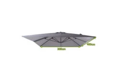 OUTFLEXX Ersatzdach Für Ampelschirme, Anthrazit, Polyester, 300x400cm -Doppler Verkäufe 21758 4.jpg