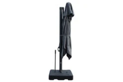 OUTFLEXX Ampelschirm, Anthrazit, Aluminium/Polyester, 300x400cm, Rechteckig -Doppler Verkäufe 21789 4.jpg