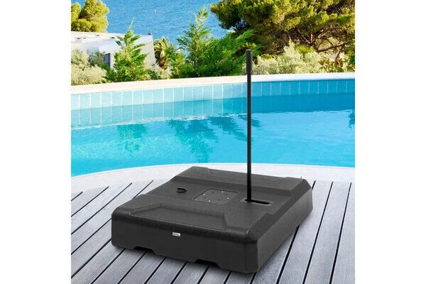 OUTFLEXX Schirmständer, Anthrazit, HDPE, 95x95x20cm, Bis Ca. 138kg Befüllbar 2 OUTFLEXX Schirmständer, Anthrazit, HDPE, 95x95x20cm, Bis Ca. 138kg Befüllbar - Image 2