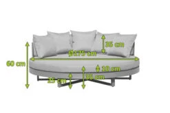 OUTFLEXX Willis Loungebett, Hellgrau, Alu/Polyester, Ø175 X 60cm, Runde Sonneninsel, Inkl. Kissen -Doppler Verkäufe 21822 mass.jpg