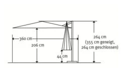 Schneider® SCHNEIDER Rhodos Twist Ampelschirm, Natur, 300x300 Cm, Quadratisch -Doppler Verkäufe 22315 5.jpg