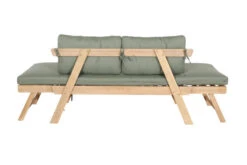 OUTFLEXX Lounge/Liege, FSC Akazie, Teakoptik, 192x70x60cm, Inkl. Polster, Grün -Doppler Verkäufe 22356 11.jpg