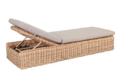 OUTFLEXX Sunlounger, Natur Meliert/sand, Polyrattan, 216x76x47 Cm, Rückenlehne Verstellbar -Doppler Verkäufe 22361 6.jpg