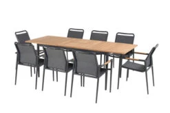 HARTMAN Silencio Ausziehtisch, Xerix/natur, Alu/Teak, 160/220x90cm, Butterfly-Auszug, FSC Teak -Doppler Verkäufe 22443 4.jpg