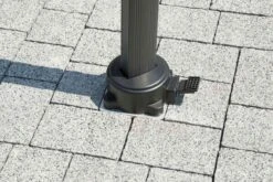 Schneider® SCHNEIDER Universal-Bodenplatte Für Sonnenschirme, Silber, Stahl Verzinkt, 16 X 16 X 40 Cm -Doppler Verkäufe 2664 04.jpg