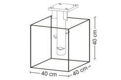 Schneider® SCHNEIDER Universal-Bodenplatte Für Sonnenschirme, Silber, Stahl Verzinkt, 16 X 16 X 40 Cm -Doppler Verkäufe 2664 06.jpg