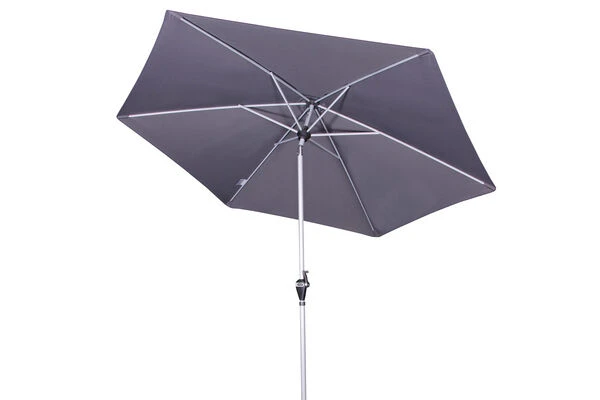 DOPPLER Active Auto Tilt Mittelstockschirm, Anthrazit, Aluminium/Textil, Ø 280 Cm, Mit Kurbel 2 DOPPLER Active Auto Tilt Mittelstockschirm, Anthrazit, Aluminium/Textil, Ø 280 Cm, Mit Kurbel - Image 2