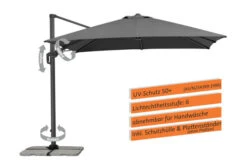 Schneider® SCHNEIDER Rhodos Twist Ampelschirm, Anthrazit, Quadratisch, 300 X 300 Cm -Doppler Verkäufe 2 13623 2.jpg