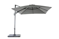 OUTFLEXX Ampelschirm, Anthrazit, Pulverbesch. Aluminium, 300x300 Cm, Inkl. Plattenständer, Twist-Funktion -Doppler Verkäufe 2 16109.jpg