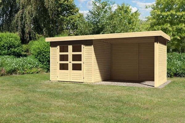 KARIBU Gartenhaus Askola 3, Fichtenholz 19 Mm, Pultdach 2 KARIBU Gartenhaus Askola 3, Fichtenholz 19 Mm, Pultdach – Bild 2