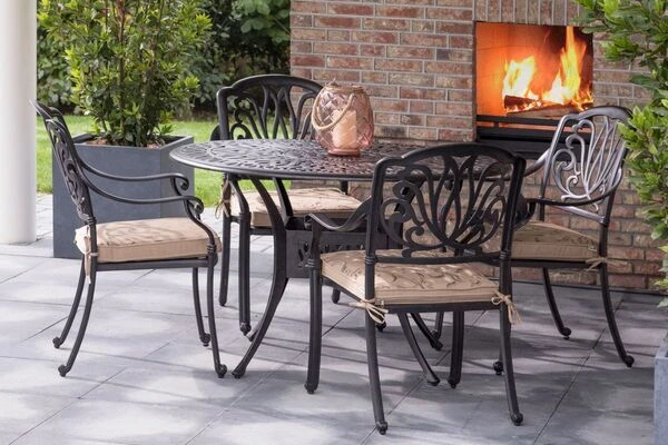 HARTMAN Amalfi Tisch, Bronze, Alu-Guss, Ø120cm 2 HARTMAN Amalfi Tisch, Bronze, Alu-Guss, Ø120cm – Bild 2