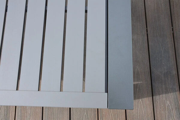 OUTFLEXX Kaffeetisch, Anthrazit, Aluminium, 120x60x41cm 2 OUTFLEXX Kaffeetisch, Anthrazit, Aluminium, 120x60x41cm - Image 2