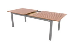 DOPPLER Expert Esstisch, Silber/Holzoptik, Aluminium, 220-280x100 Cm, Ausziehbar -Doppler Verkäufe 2 20900.jpg