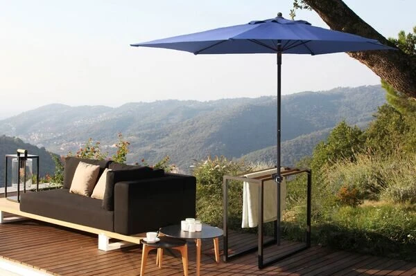 OUTFLEXX Sonnenschirmhalter Für Balkongeländer, Anthrazit, Für Schirmmasten / Balkongeländer Ø38-42mm 2 OUTFLEXX Sonnenschirmhalter Für Balkongeländer, Anthrazit, Für Schirmmasten / Balkongeländer Ø38-42mm – Bild 2