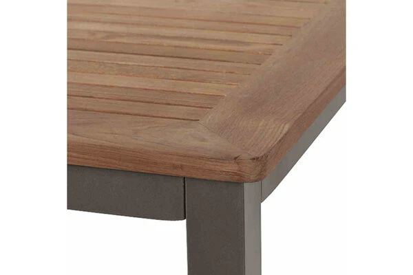 SIENA GARDEN Geneva Dining Tisch, Alu / FSC Teak, 160 X 90 Cm, 6 Personen 2 SIENA GARDEN Geneva Dining Tisch, Alu / FSC Teak, 160 X 90 Cm, 6 Personen – Bild 2