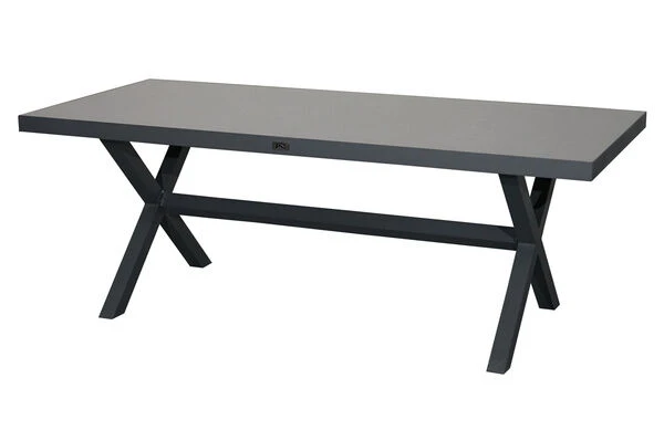 Ploß Esstisch Canberra, Anthrazit, Aluminium/Keramik Glas, 202 X 95 Cm 3 Ploß Esstisch Canberra, Anthrazit, Aluminium/Keramik Glas, 202 X 95 Cm – Bild 3