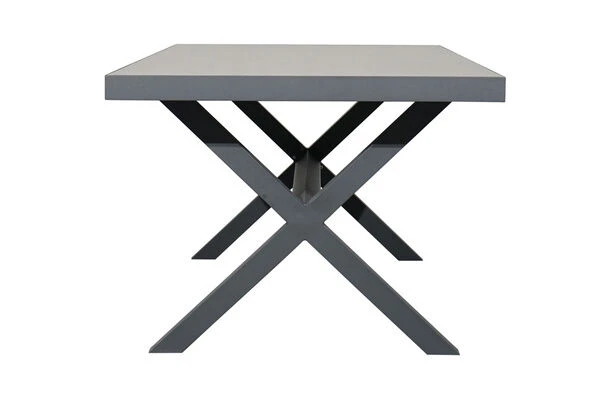 Ploß Esstisch Canberra, Anthrazit, Aluminium/Keramik Glas, 202 X 95 Cm 6 Ploß Esstisch Canberra, Anthrazit, Aluminium/Keramik Glas, 202 X 95 Cm – Bild 6