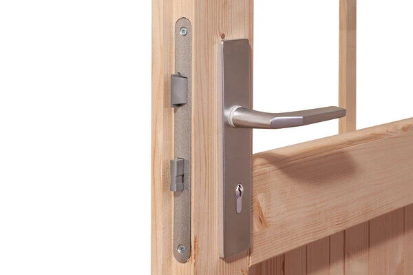 KARIBU Gartenhaus Kastorf 6, Naturbelassen, Fichtenholz 28mm, 305 X 274 X 222 Cm, Flachdach, Inkl. Oberlicht 3 KARIBU Gartenhaus Kastorf 6, Naturbelassen, Fichtenholz 28mm, 305 X 274 X 222 Cm, Flachdach, Inkl. Oberlicht - Image 3