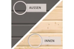 KARIBU Gartenhaus Kastorf 7, Terragrau, Fichtenholz 28mm, 396 X 244 X 222 Cm, Flachdach, Inkl. Oberlicht -Doppler Verkäufe 30463 4 06.jpg